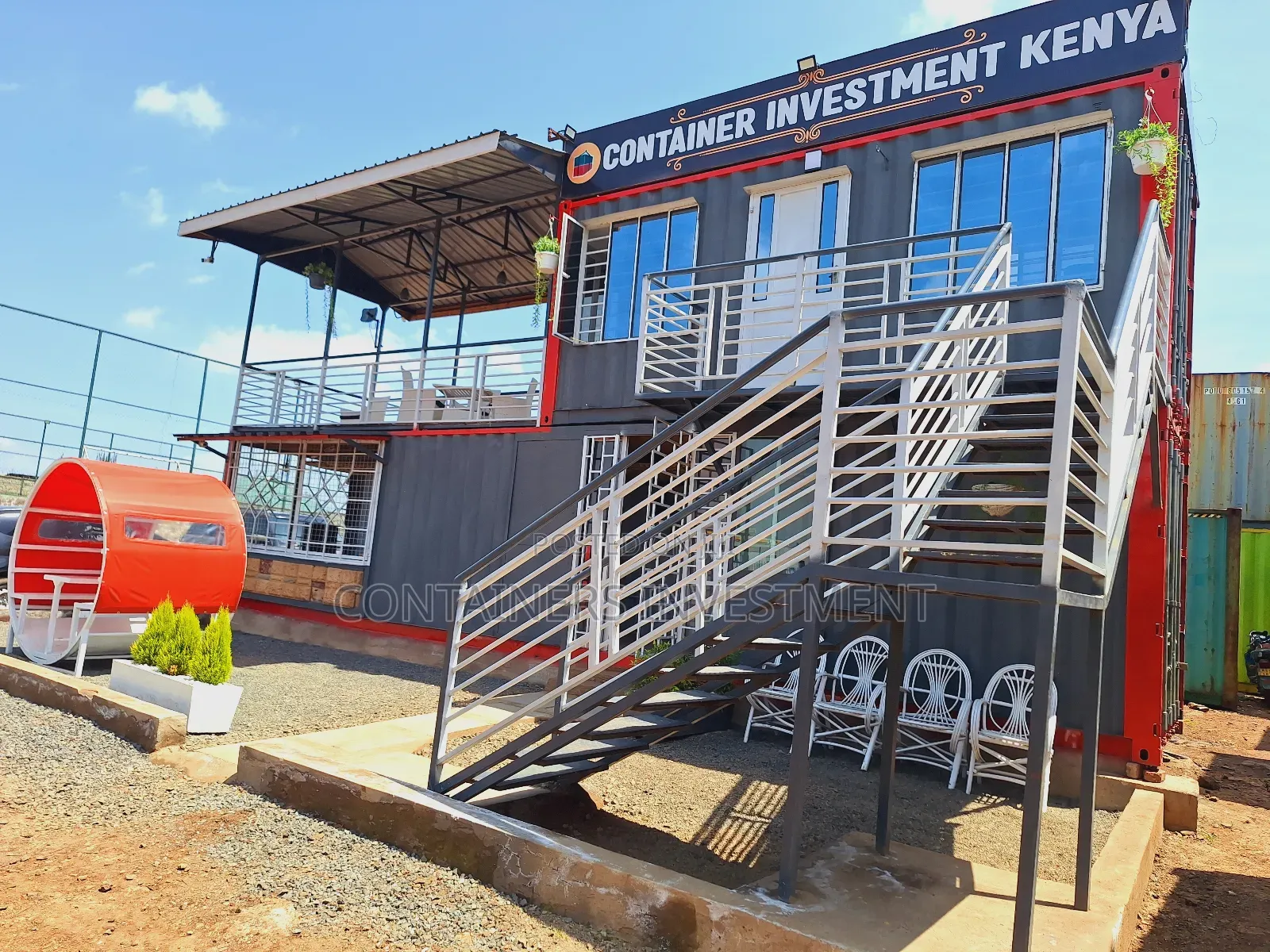 Container Offices- Temporary or Permanent Structure.