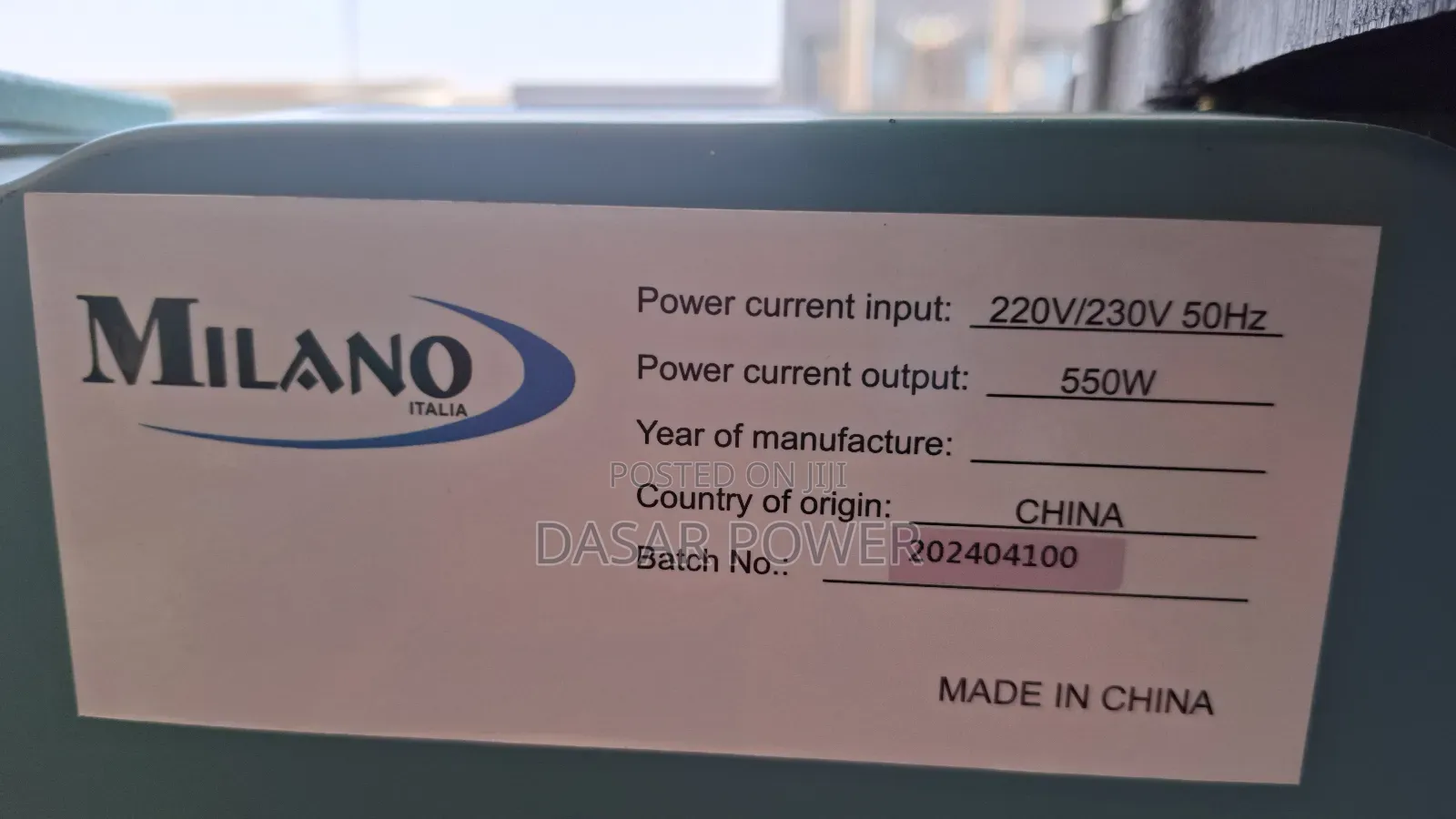 Milano Band Saw Machine