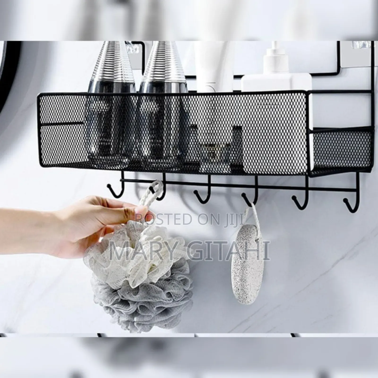 *Mesh Bathroom Rack/ Orgernizer