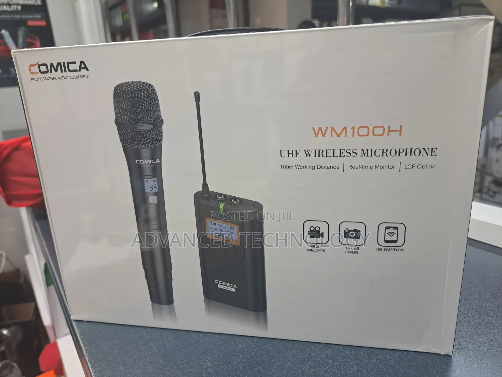Comica Audio Camera-Mount Wireless Handheld Microphonewm100h
