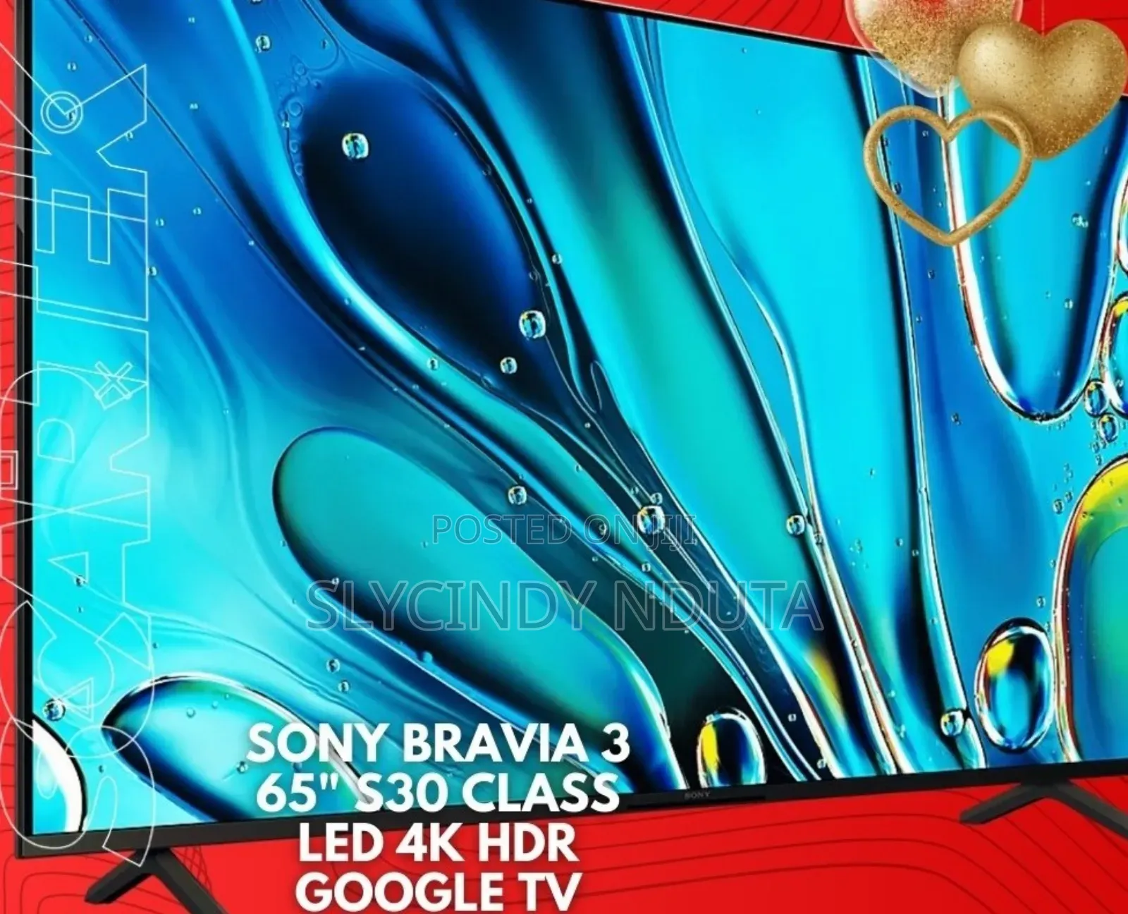 Sony Bravia 3 65" S30 Class LED HD HDR Google Tv