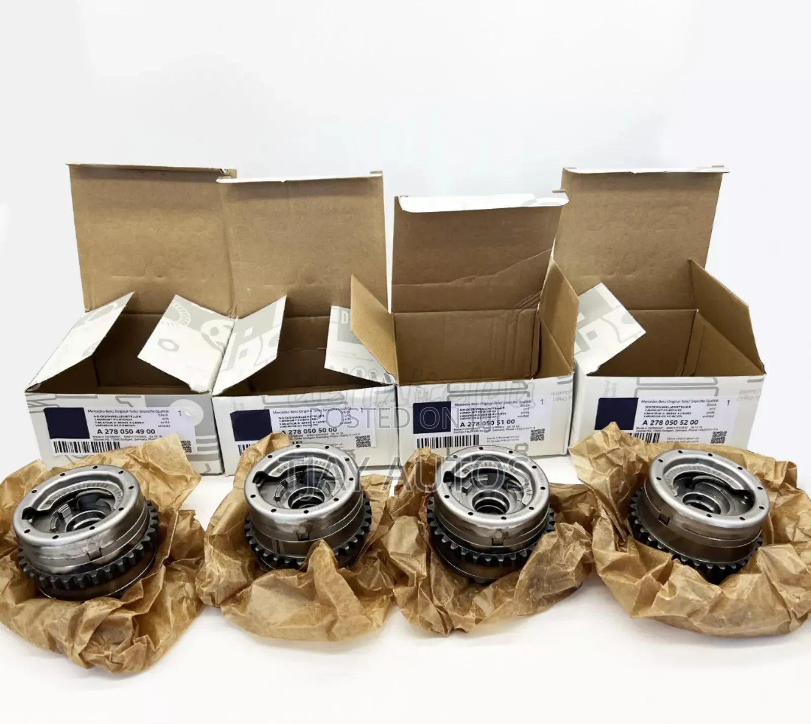 4PCS Camshaft Adjuster for Mercedes E63 ML550 M278 Engine