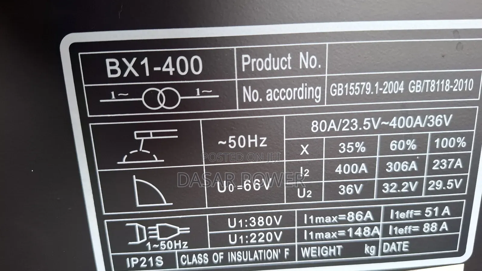 Bx1-400 Arc Welding Machine