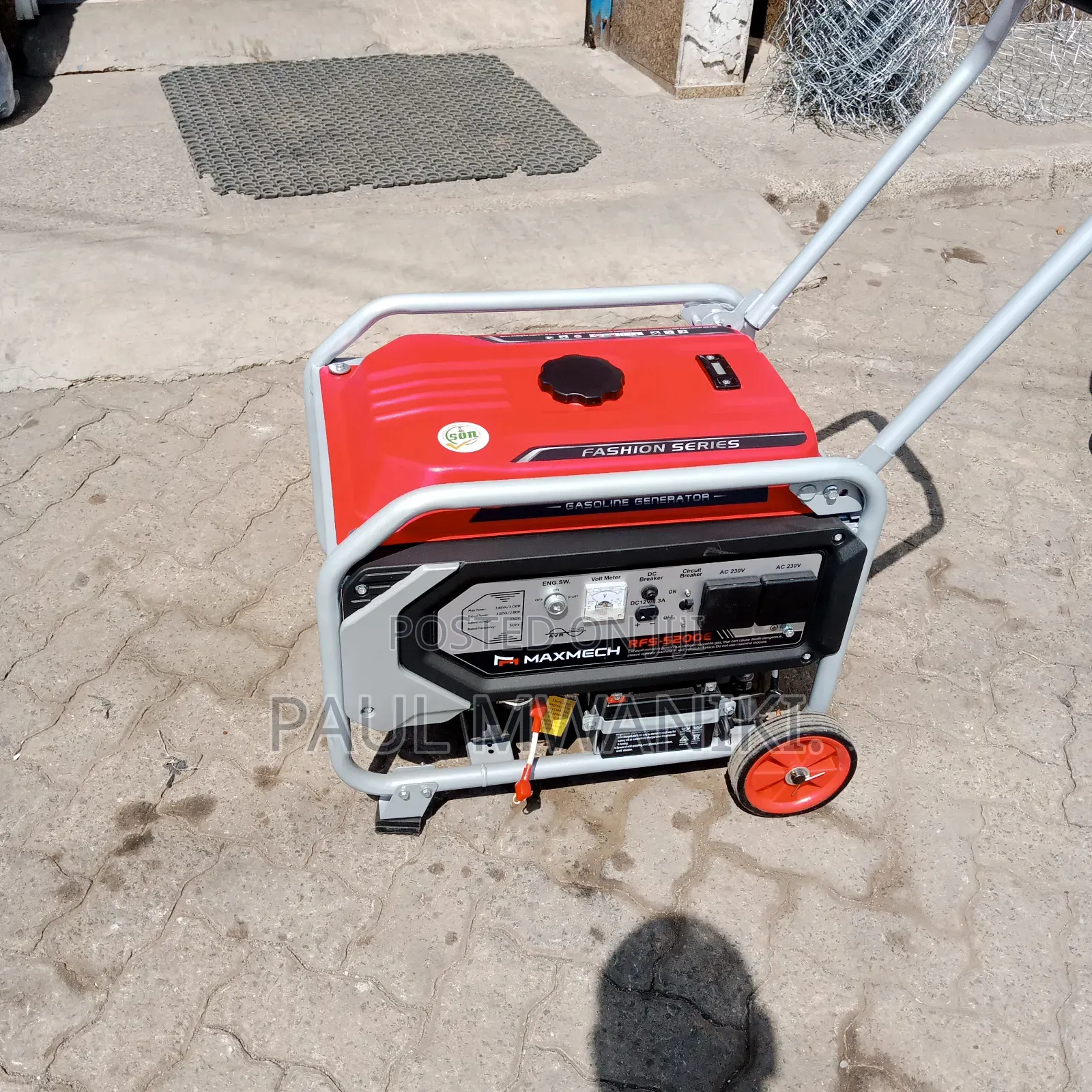 Maxmech Rfs 5200 Petrol Generator