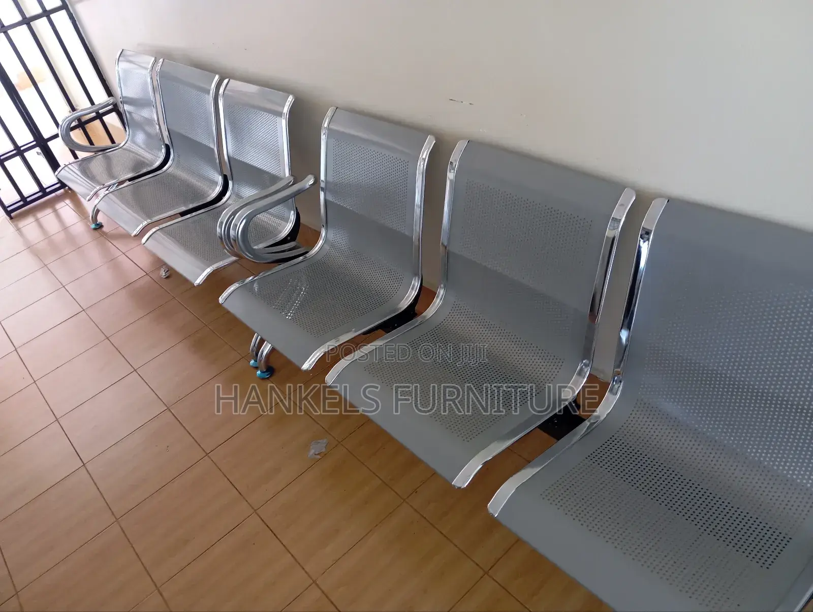 3 Seater Bench Link Chair