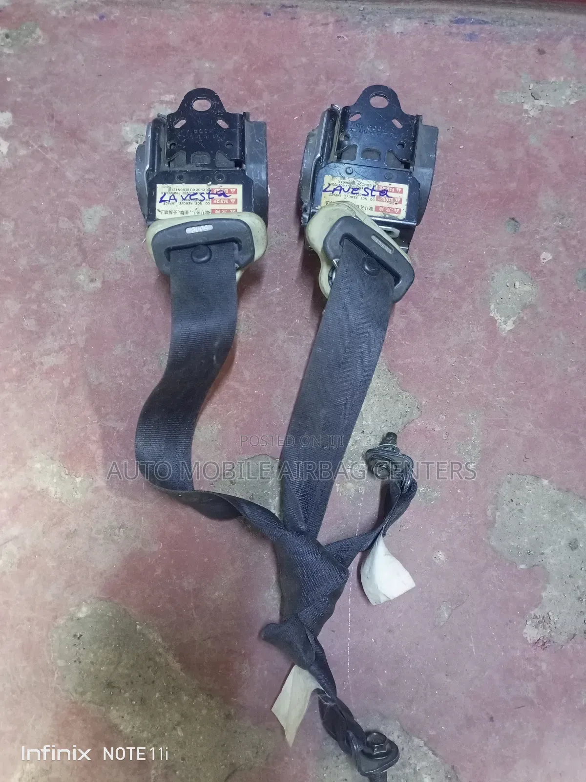 Nissan Lafester Seat Belts