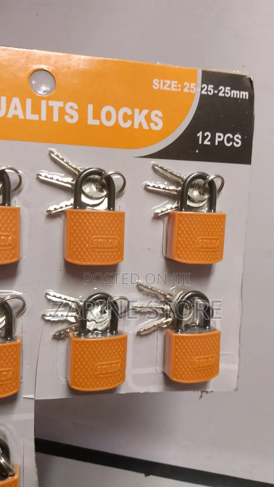 25mm School Locker Padlock Made of Hardened Steel