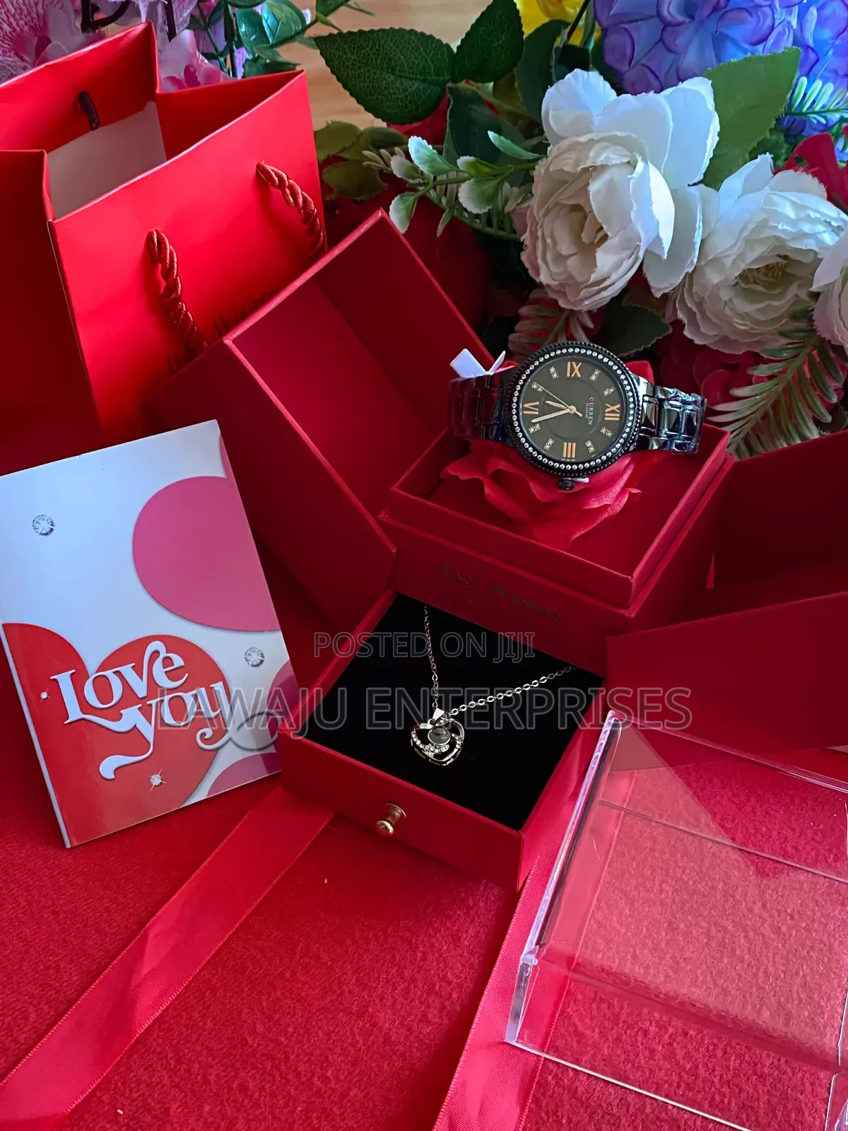Valentine's Gift for Her With Black Watch
