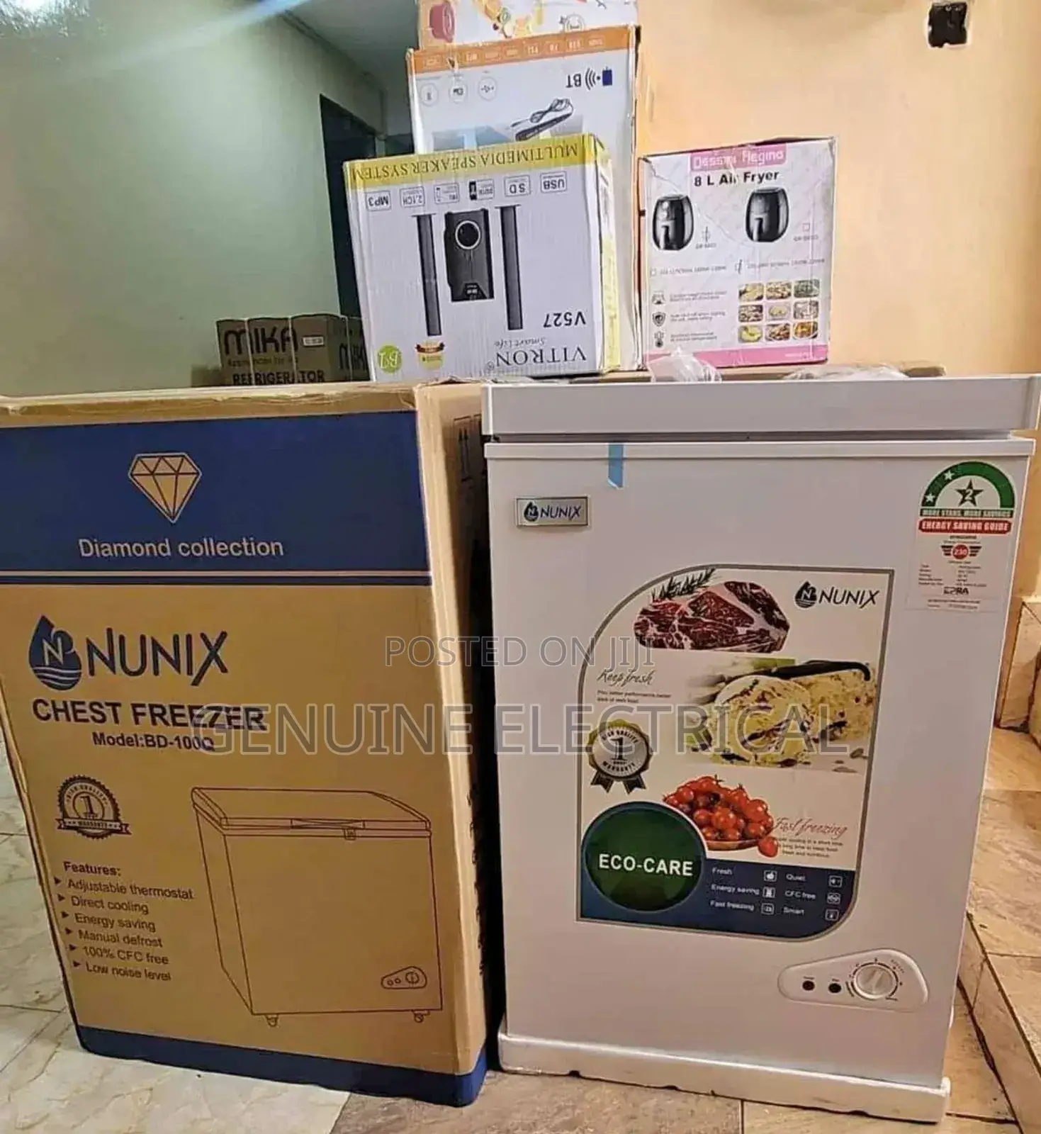 Original Nunix 100 Litres Deep Freezer
