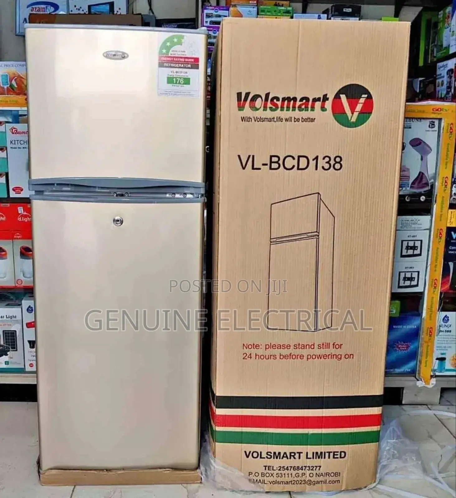 Brand New Volsmart Vl-bcd 138litres Fridge