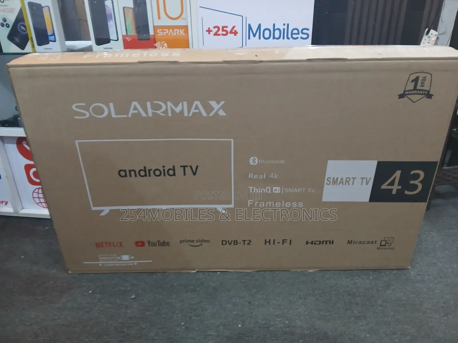 
Solarmax 43-Inch Full Hd Led Smart Tv