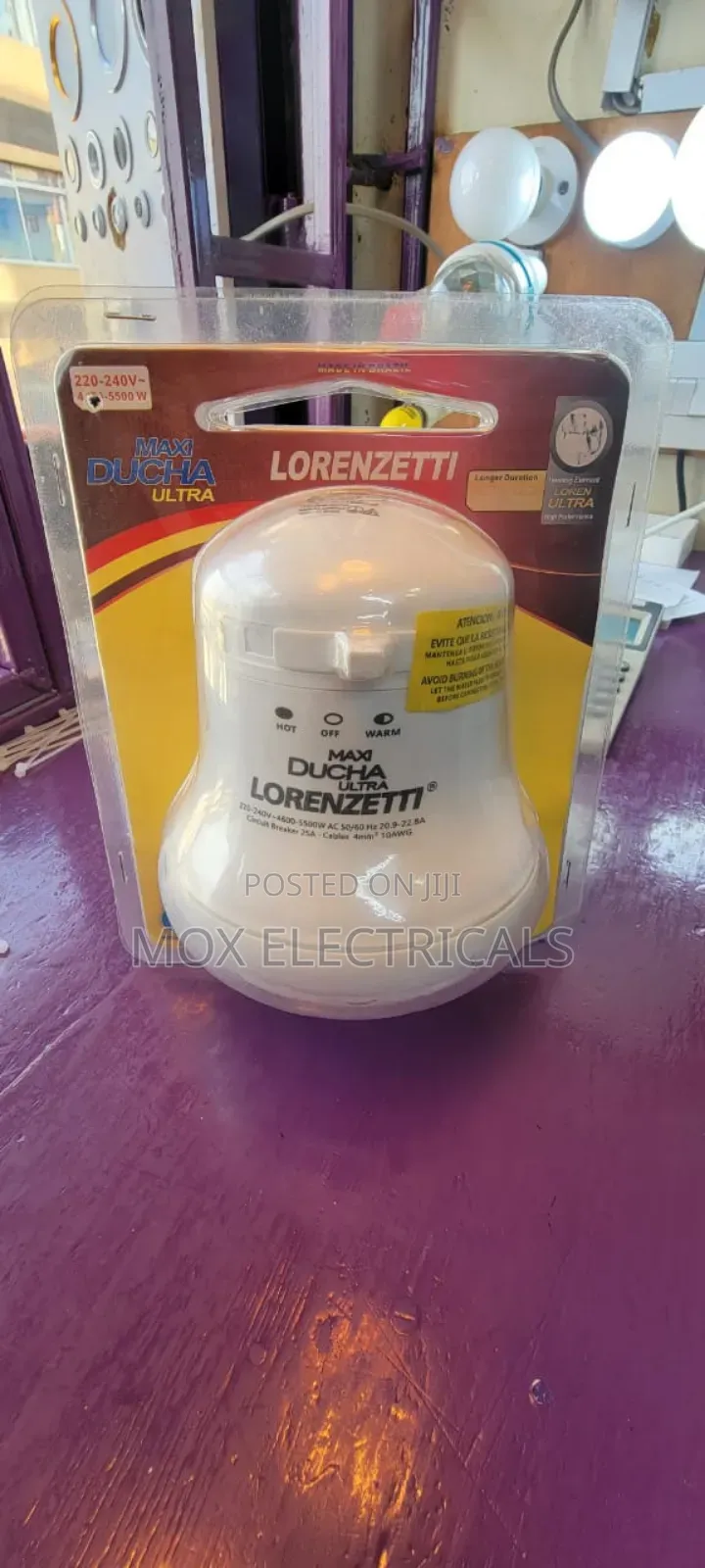 Lorenzetti Shower for Salty Water