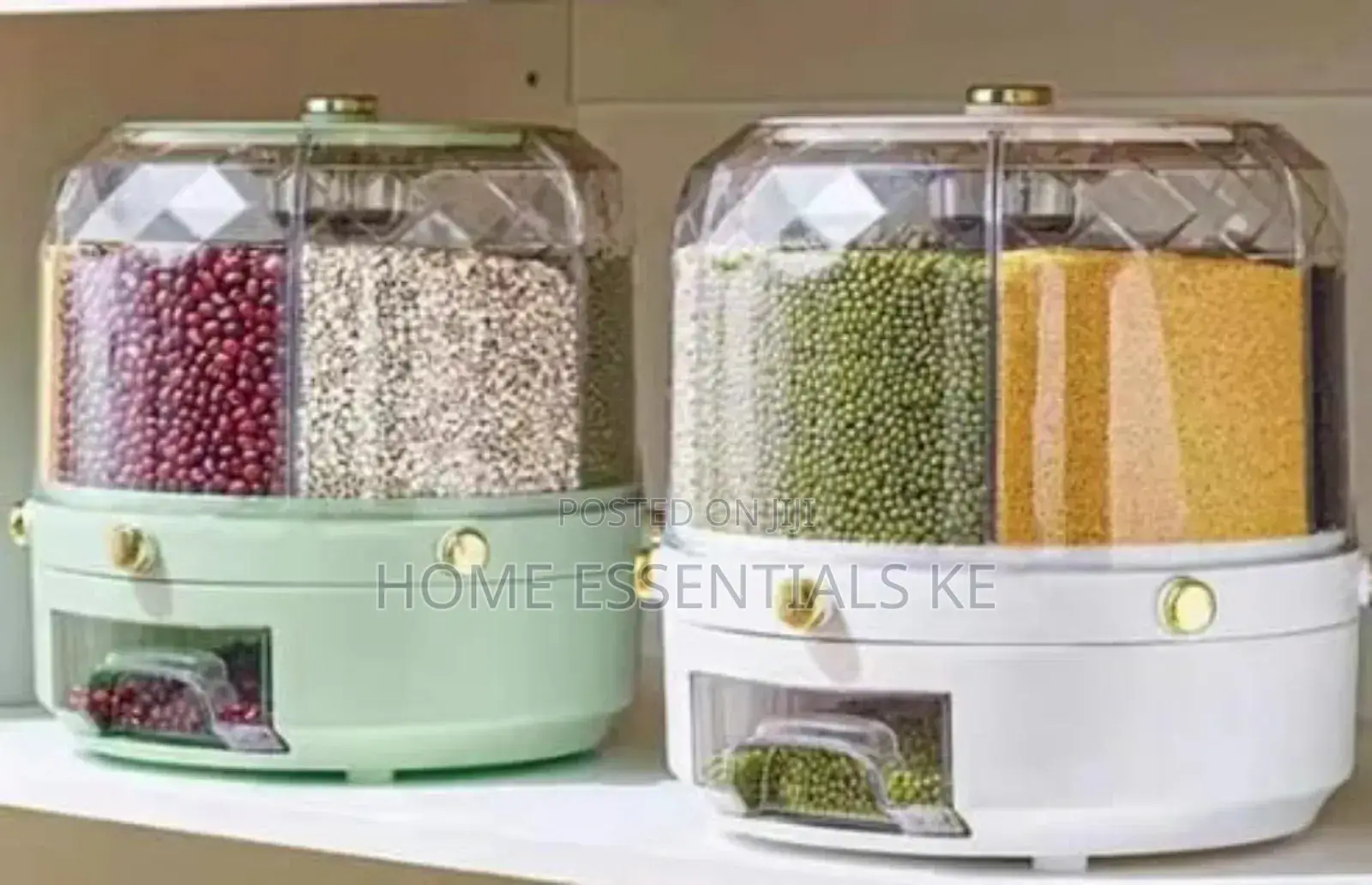 *360° Rotating Sealed Cereal Dispenser Barrel 12kgs