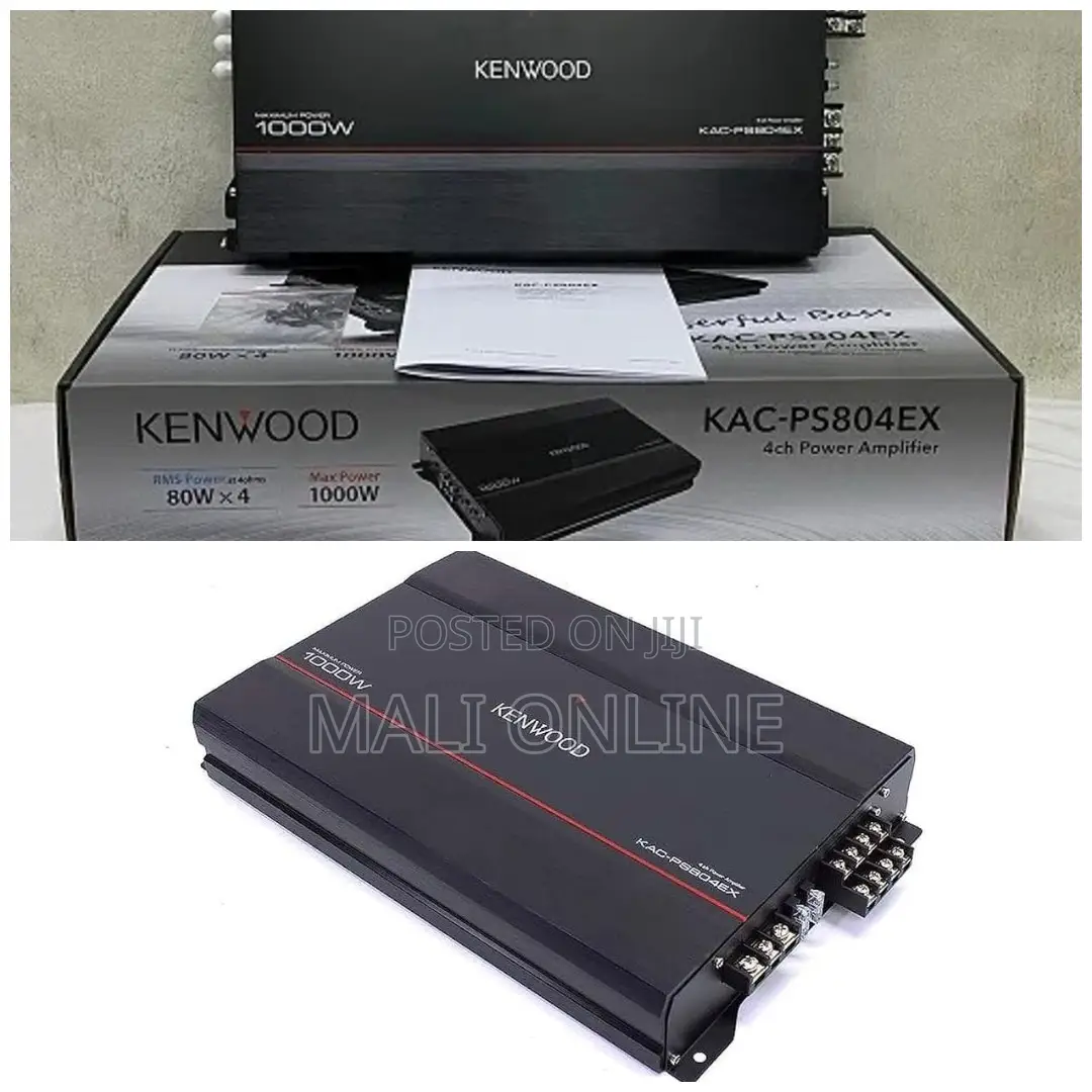 4-Channel Kenwood Amplifier