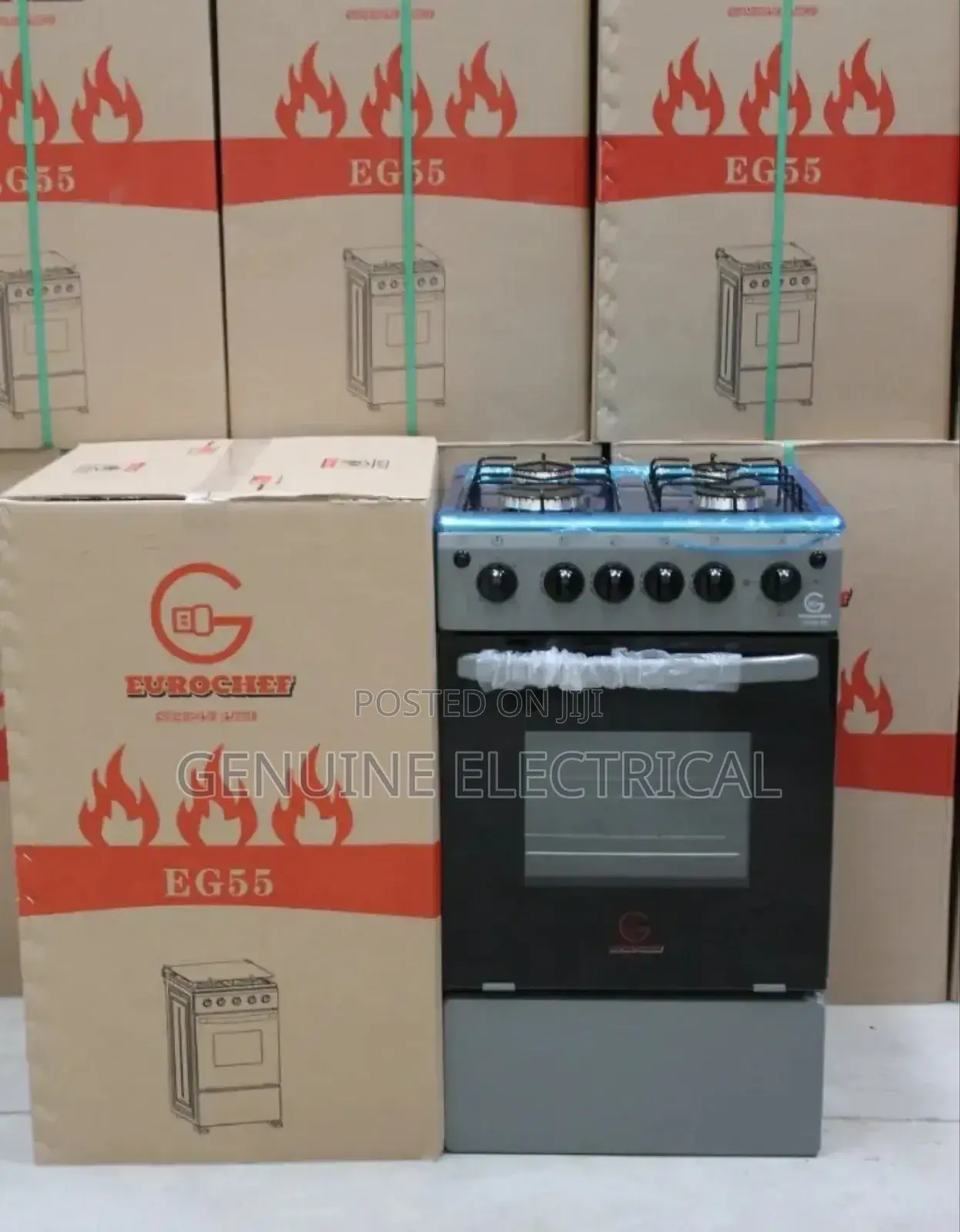 Eurochef Full Gas With Electric Oven Plus Timer