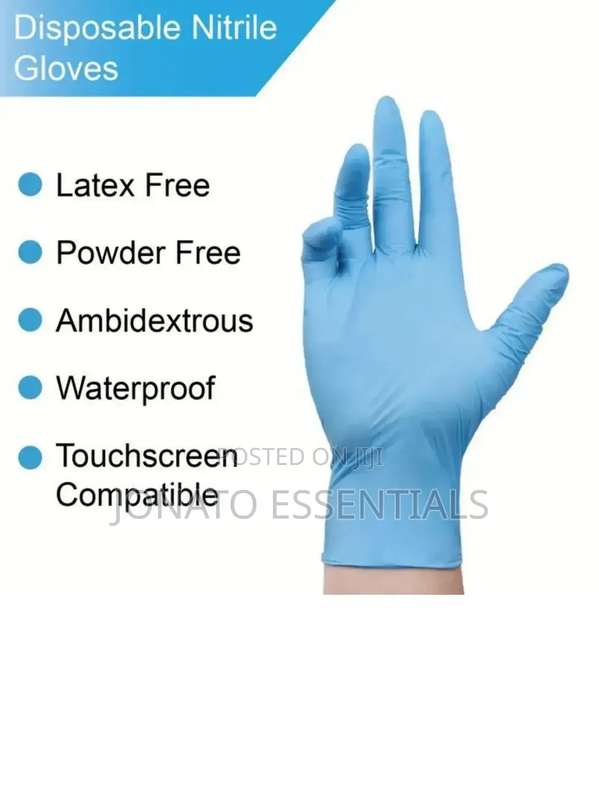 100pcs Disposable Nitrile Gloves, Synthetic Gloves