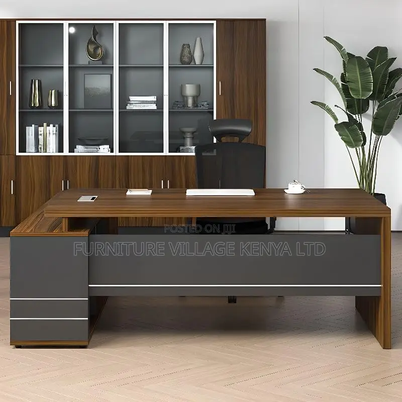 Executive Desks; 1.6 Meters L-Shaped Office Table