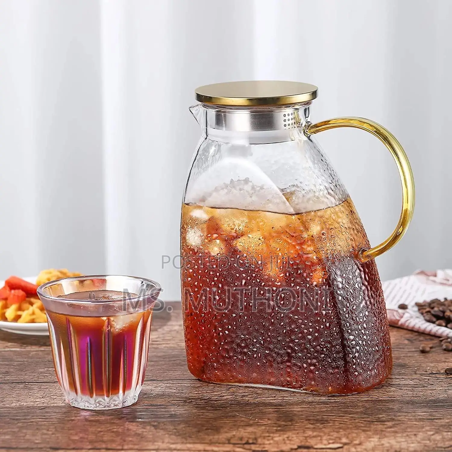 Nordic Luxury Borosilicate Pot/Kettle Stainless Steel Lid