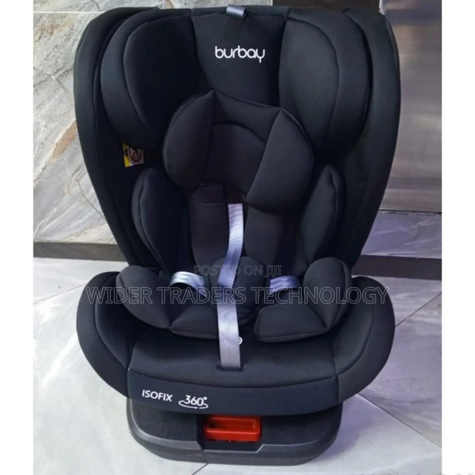 Isofix Baby Car Seats 360° Black