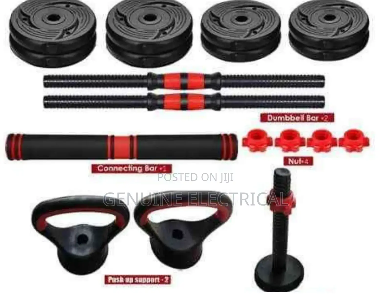 Brand New 15kg 6 in 1 Dumbell