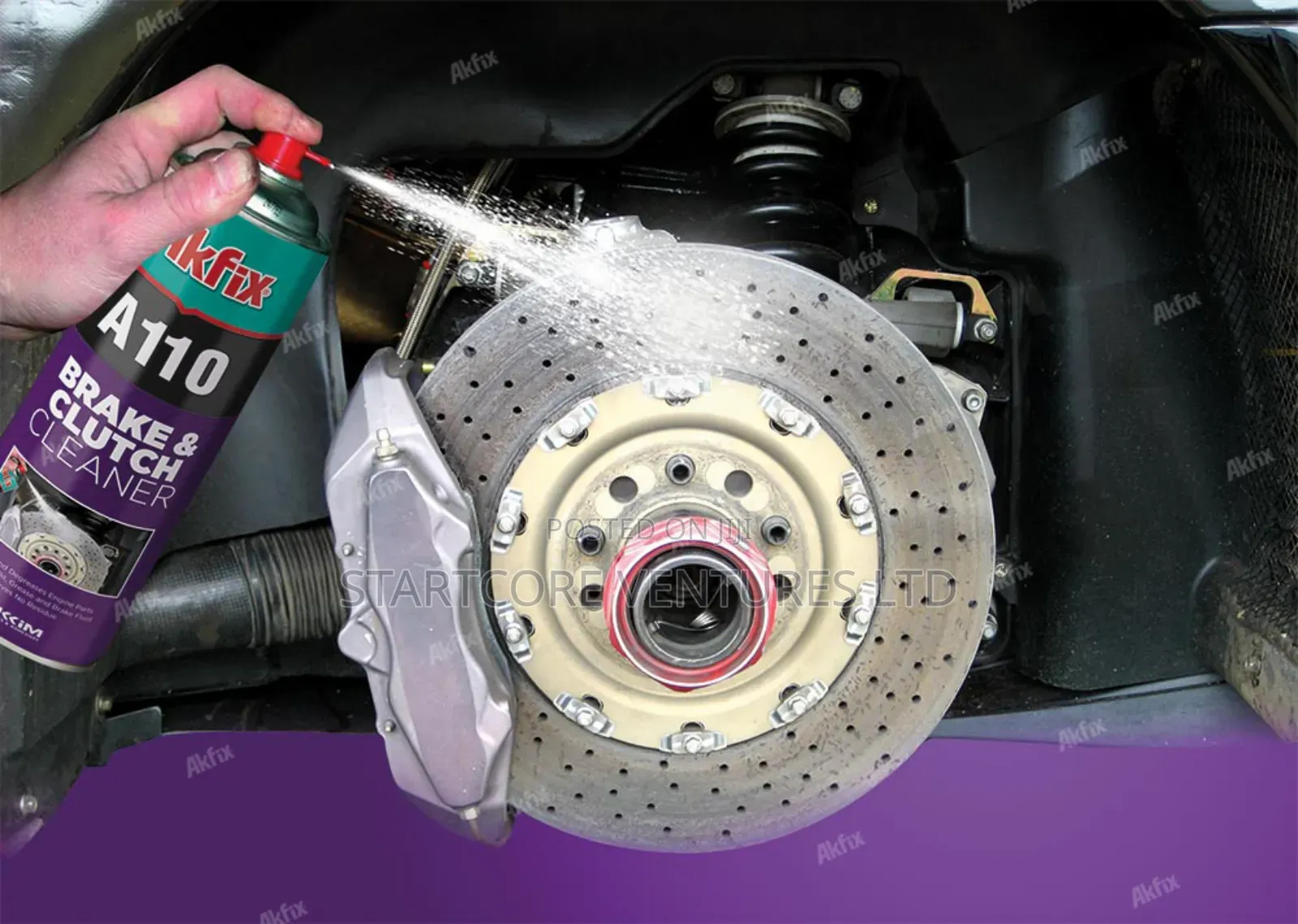 Akfix A110 Brake and Clutch Cleaner 400ml