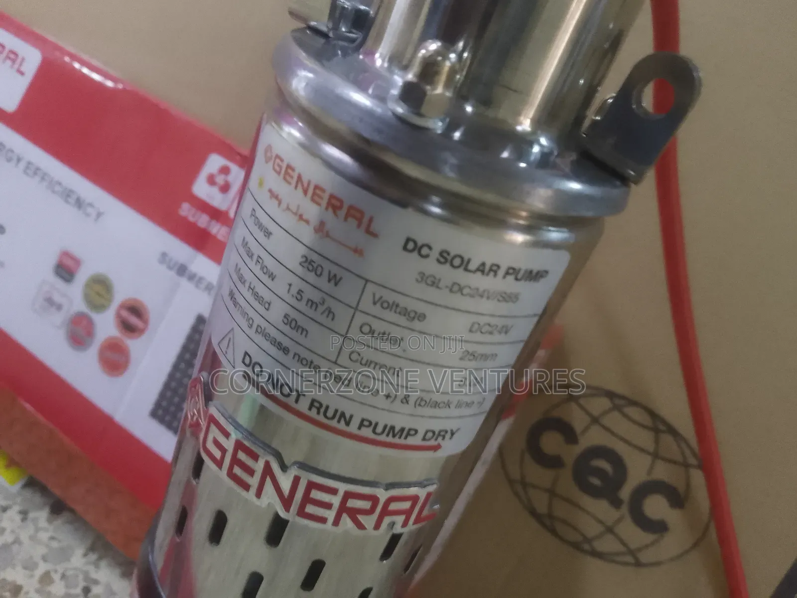 Submersible Water Pump, 250w Solar Submersible Pump