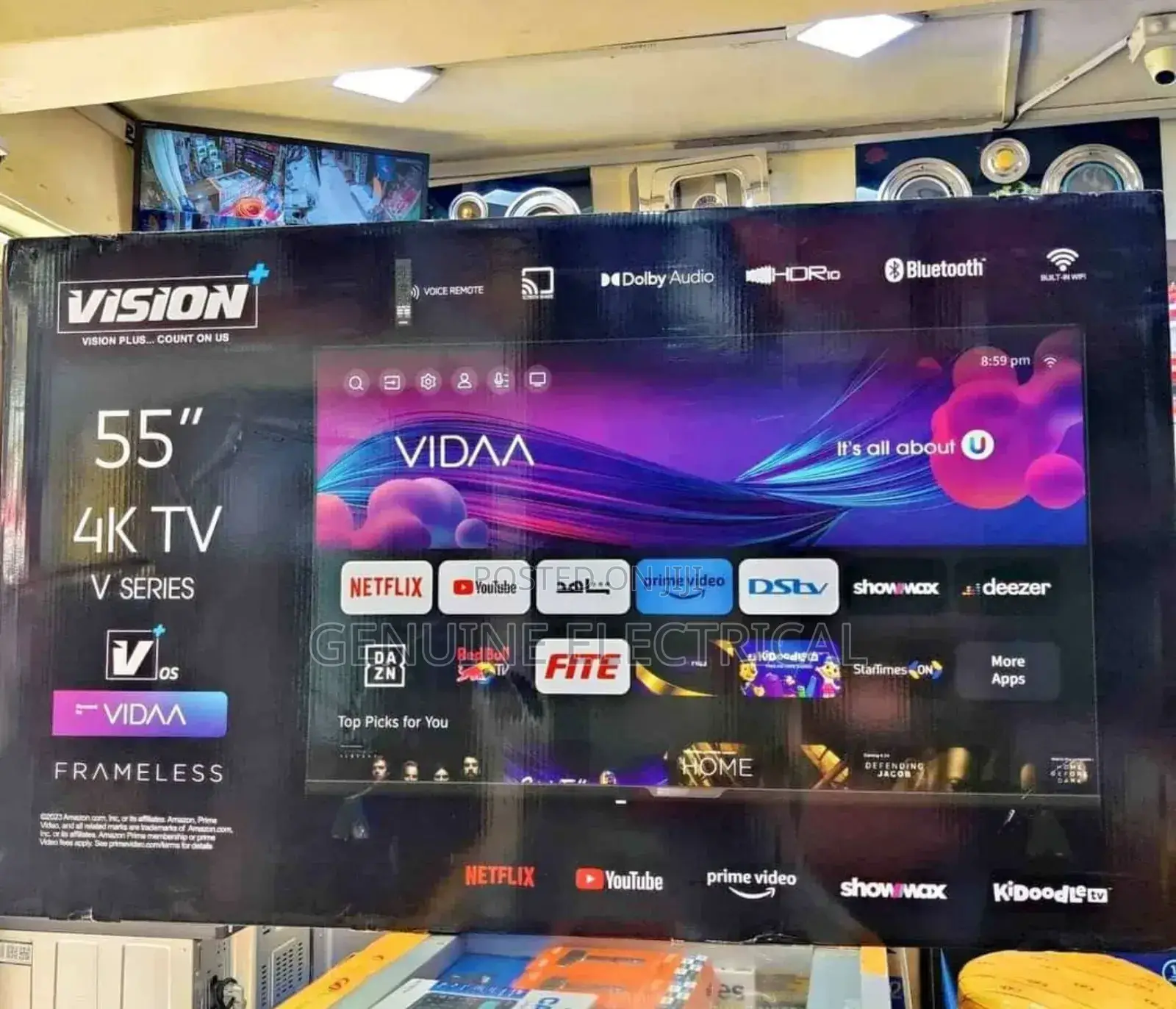 Brand New Vision 55inches Smart Tv
