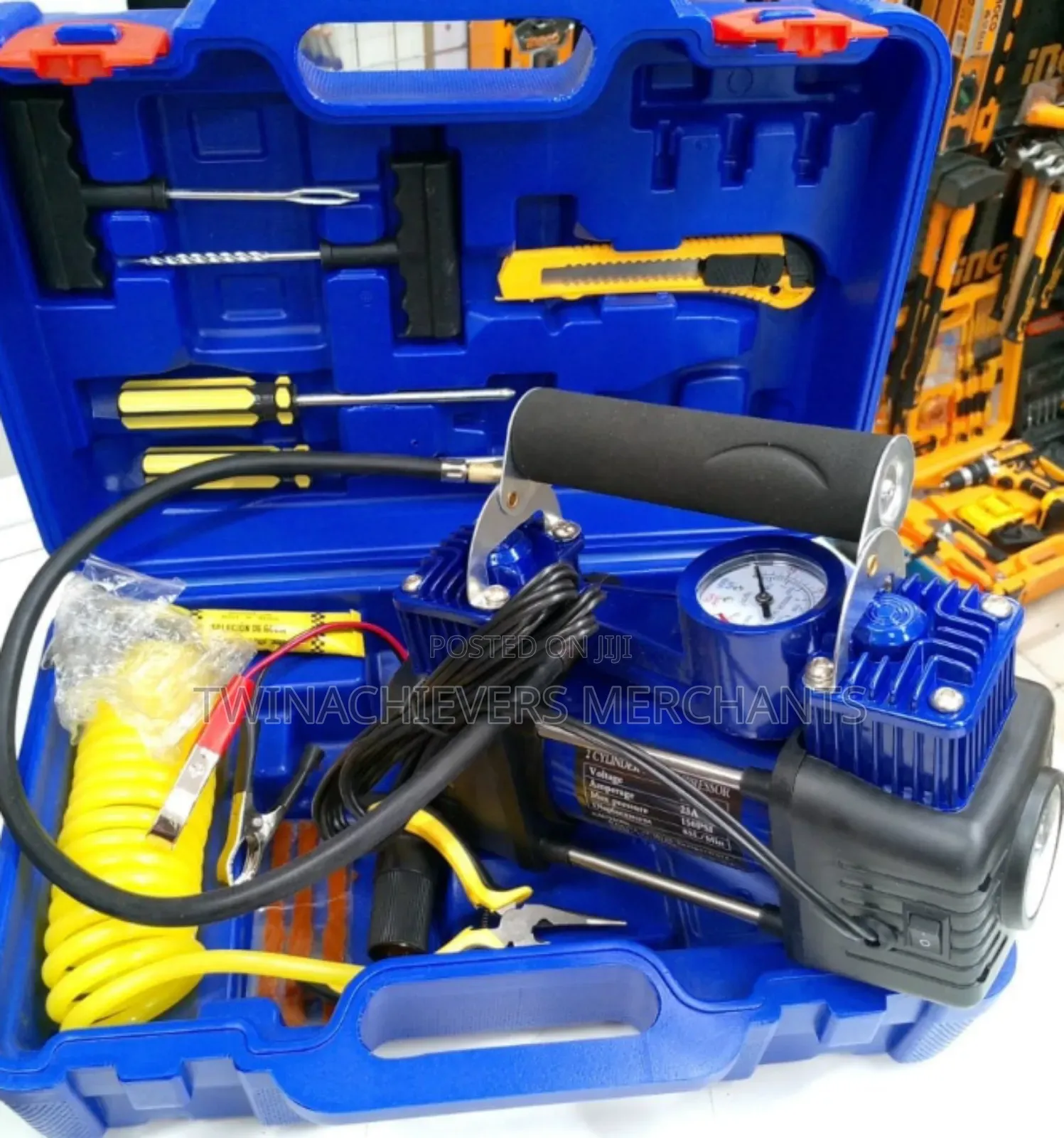 Portable Air Compressor,2 Cylinder Air Compressor