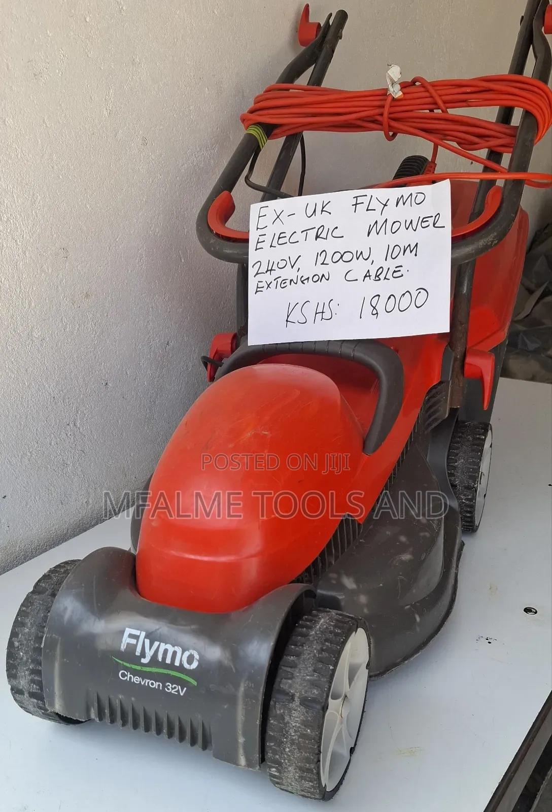 Lawn Mower- Flymo Electric Propelled 240v 10m 1200w Ex-Uk