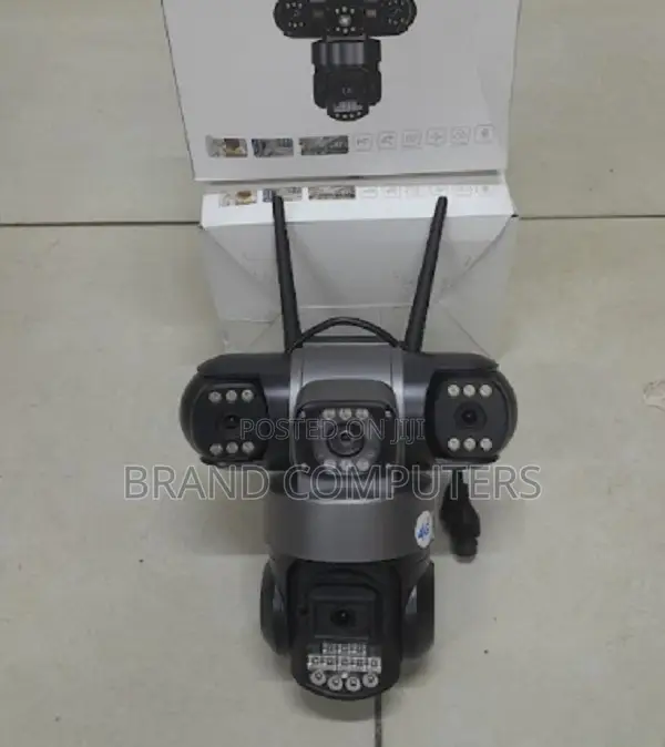 3 Lenses 4G Smart Wireless Simcard PTZ Camera Triple Lens