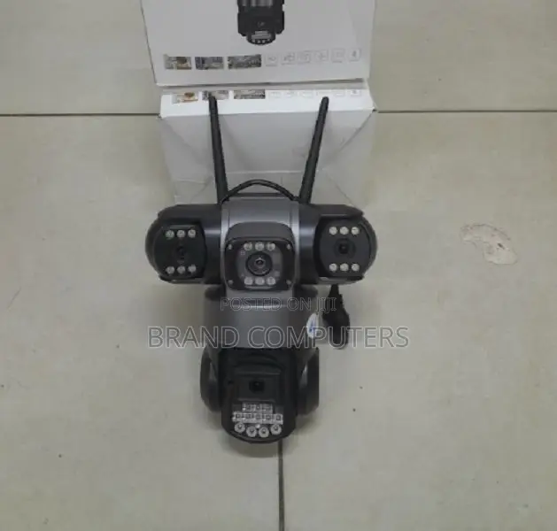 4G Triple Lens PTZ Camera Security Outdoor CCTV Camera