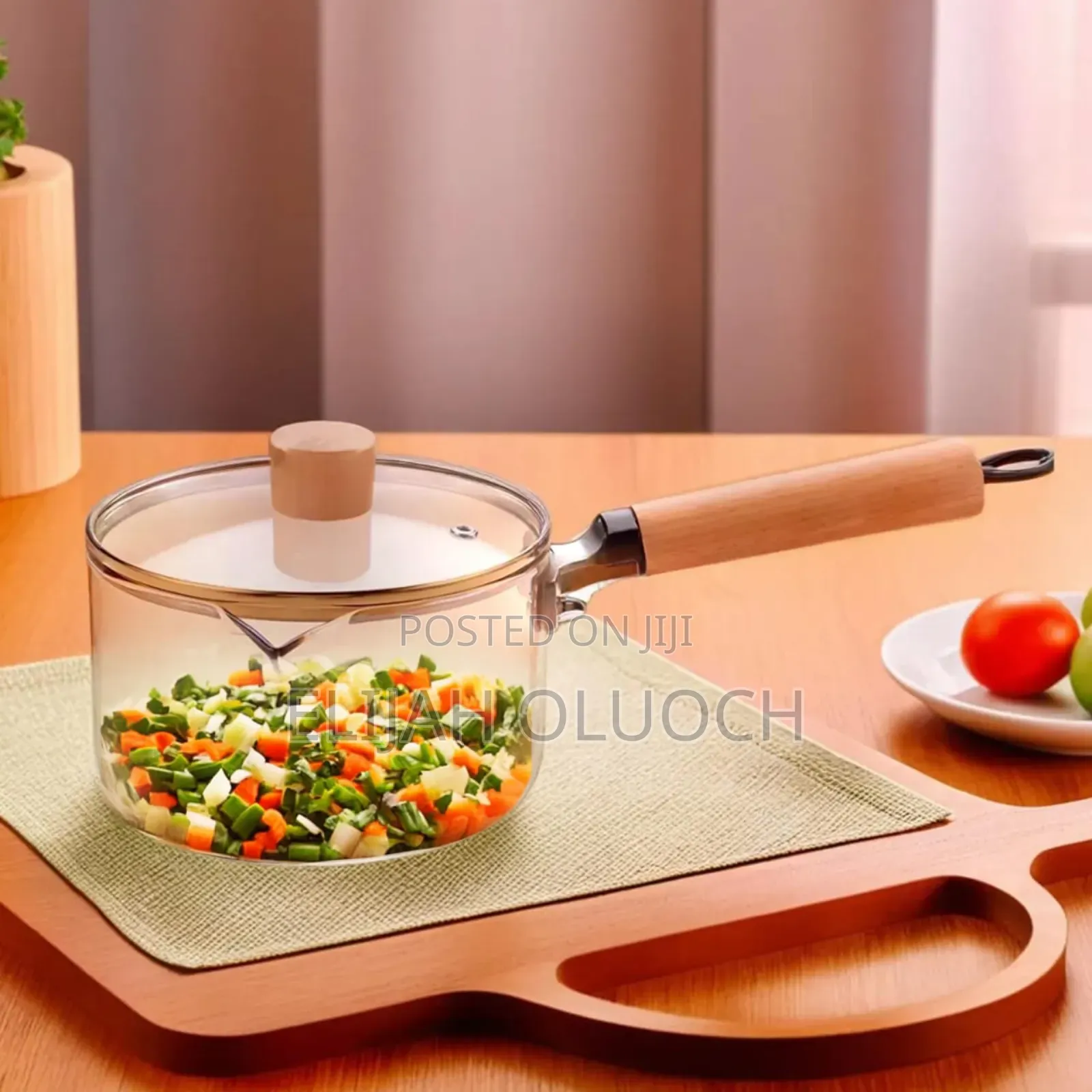 1.8L High Boron Heavy Borosilicate Glass Cookware