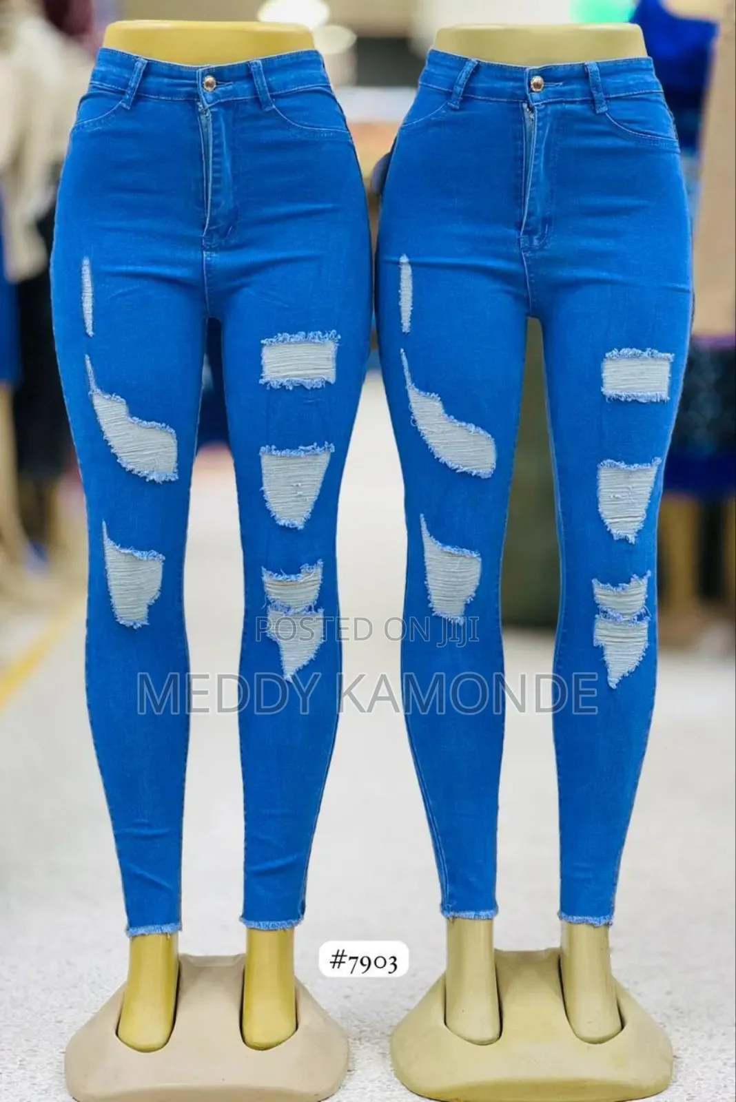 Ragged Blue Jeans