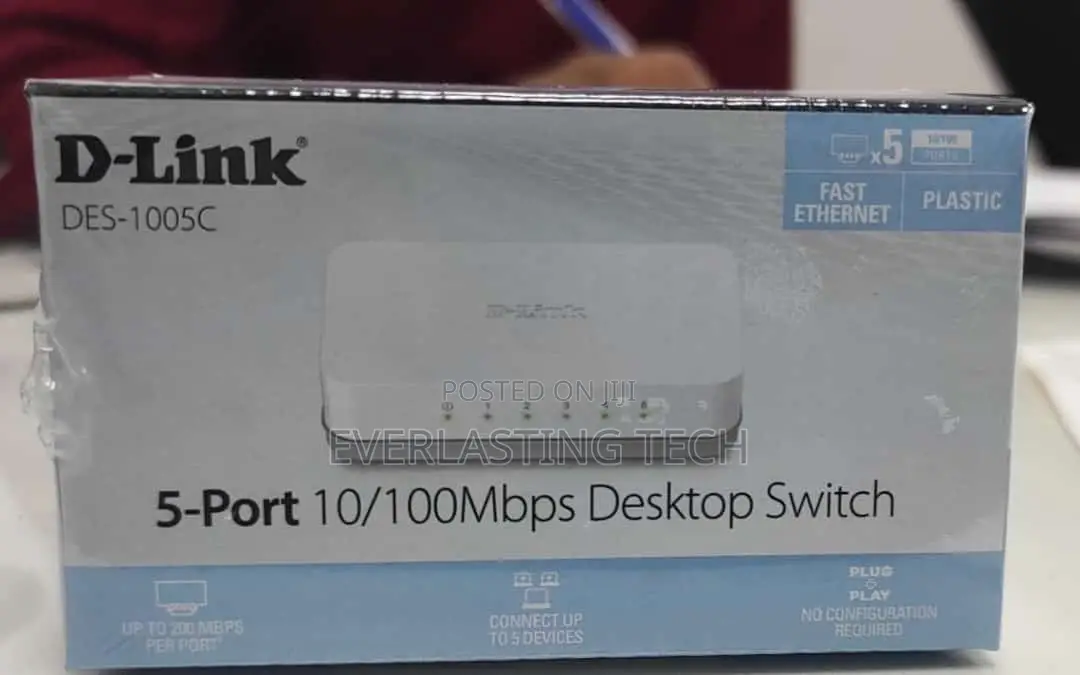 D-link DES-1005C/B 5 Port 10/100base-t Unmanged Switch