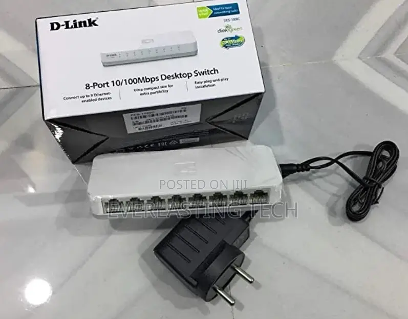 DES-1008C 8-Port 10/100 MBPS Unmanaged Switch