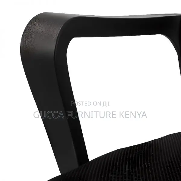 Office Chairs: Mesh Black Textile Office High Back Chair