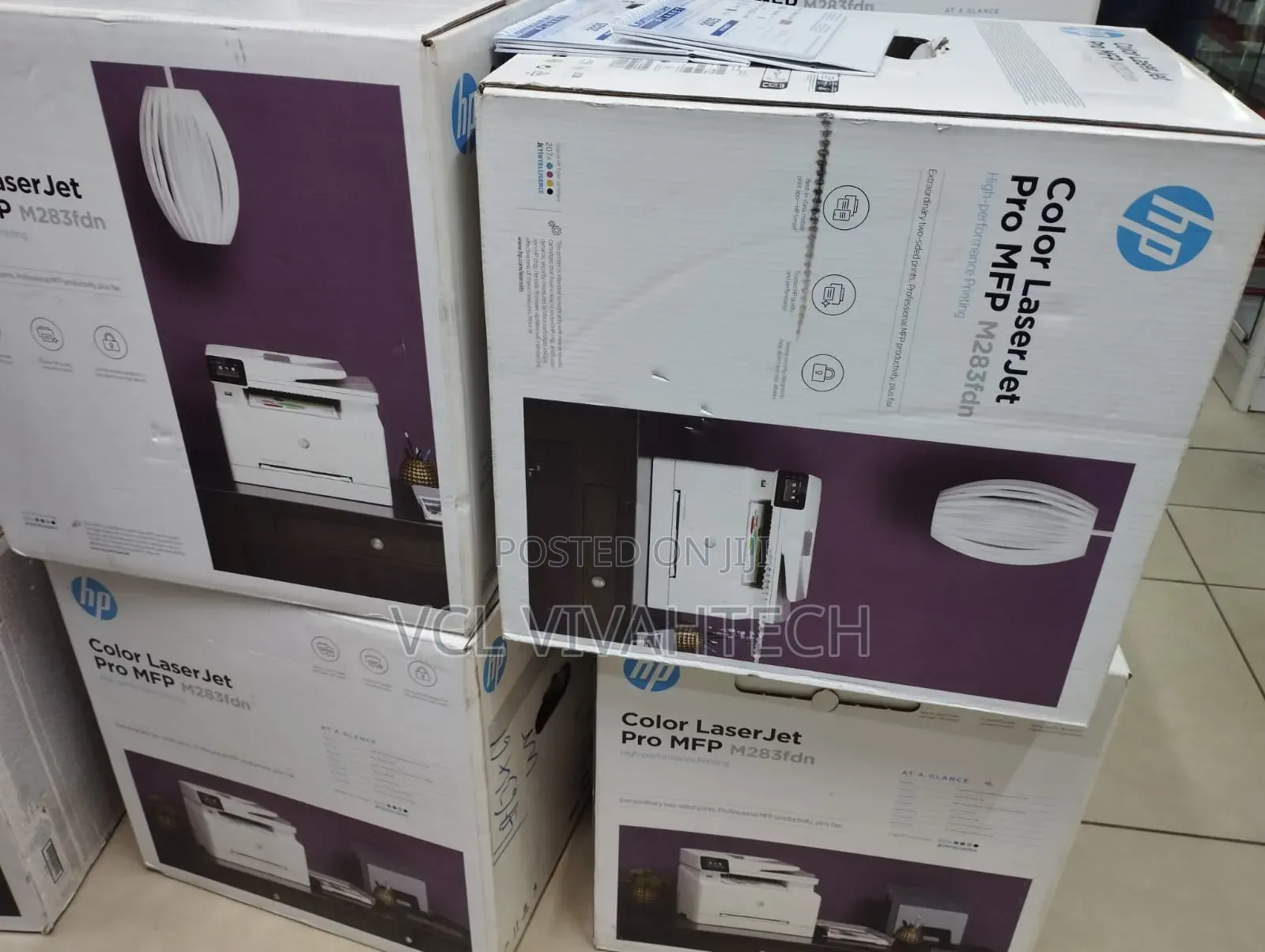 HP Color M283fdn Laserjet Print, Copy, Scan, Fax Printer