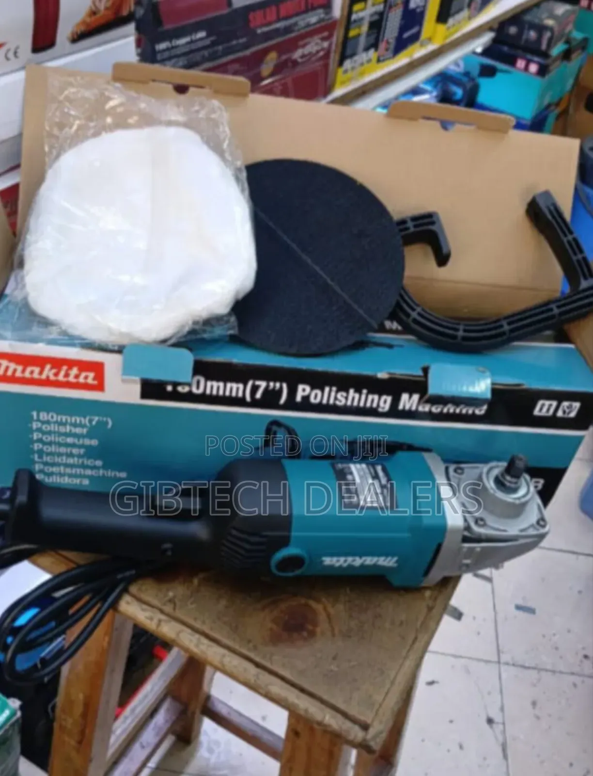 Makita Angle Polisher 7" Polishing Machine