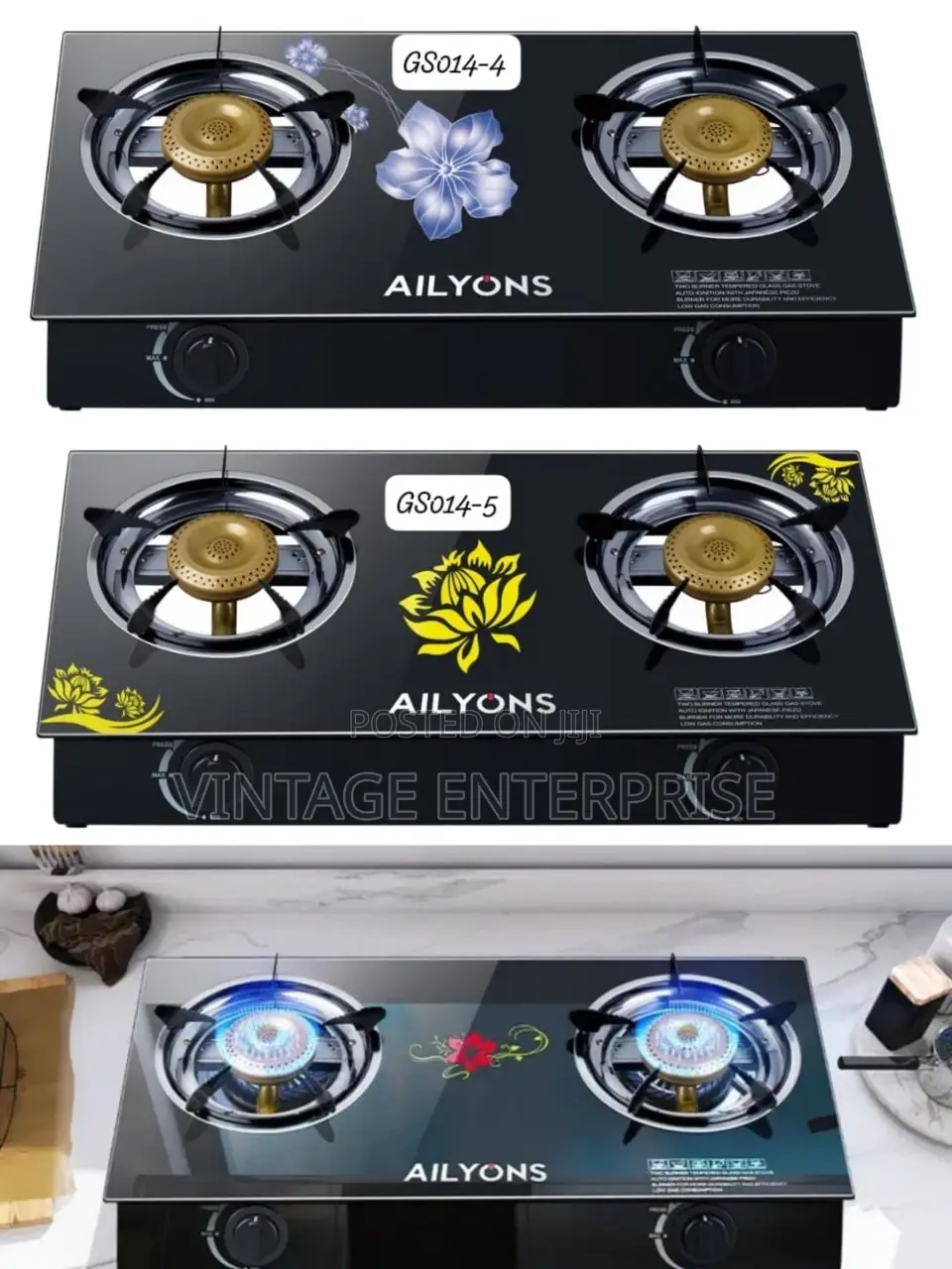 Ailyons Glass Top Burner