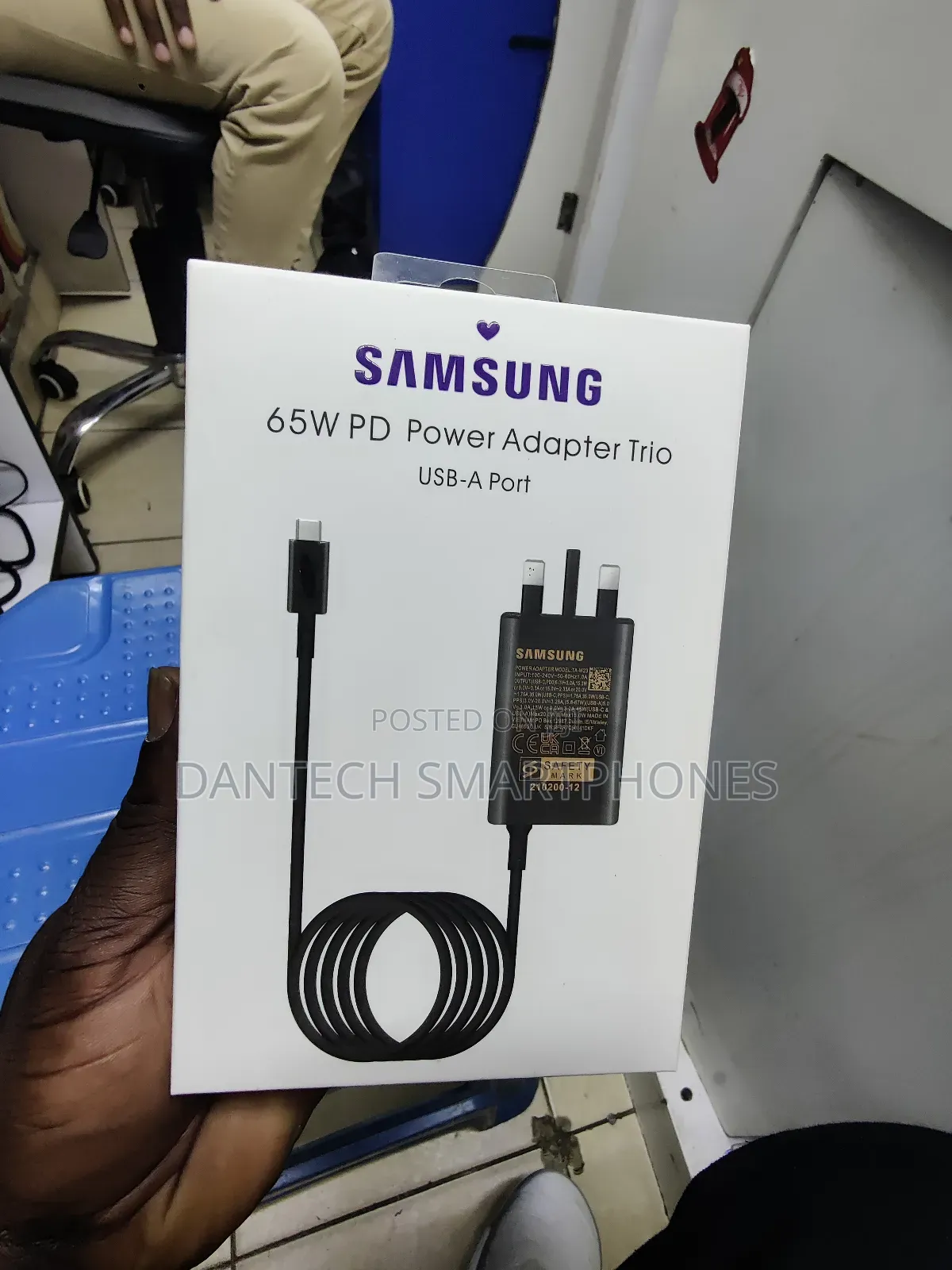 65W PD Samsung Power Adapter Trio.