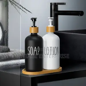 2pcs 500ml Refillable Soap/Lotion Dispenser