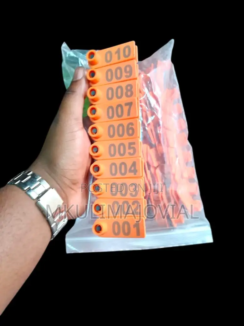 Sheep/Goat Ear Tags Pack(100pcs)Numbered 001-100