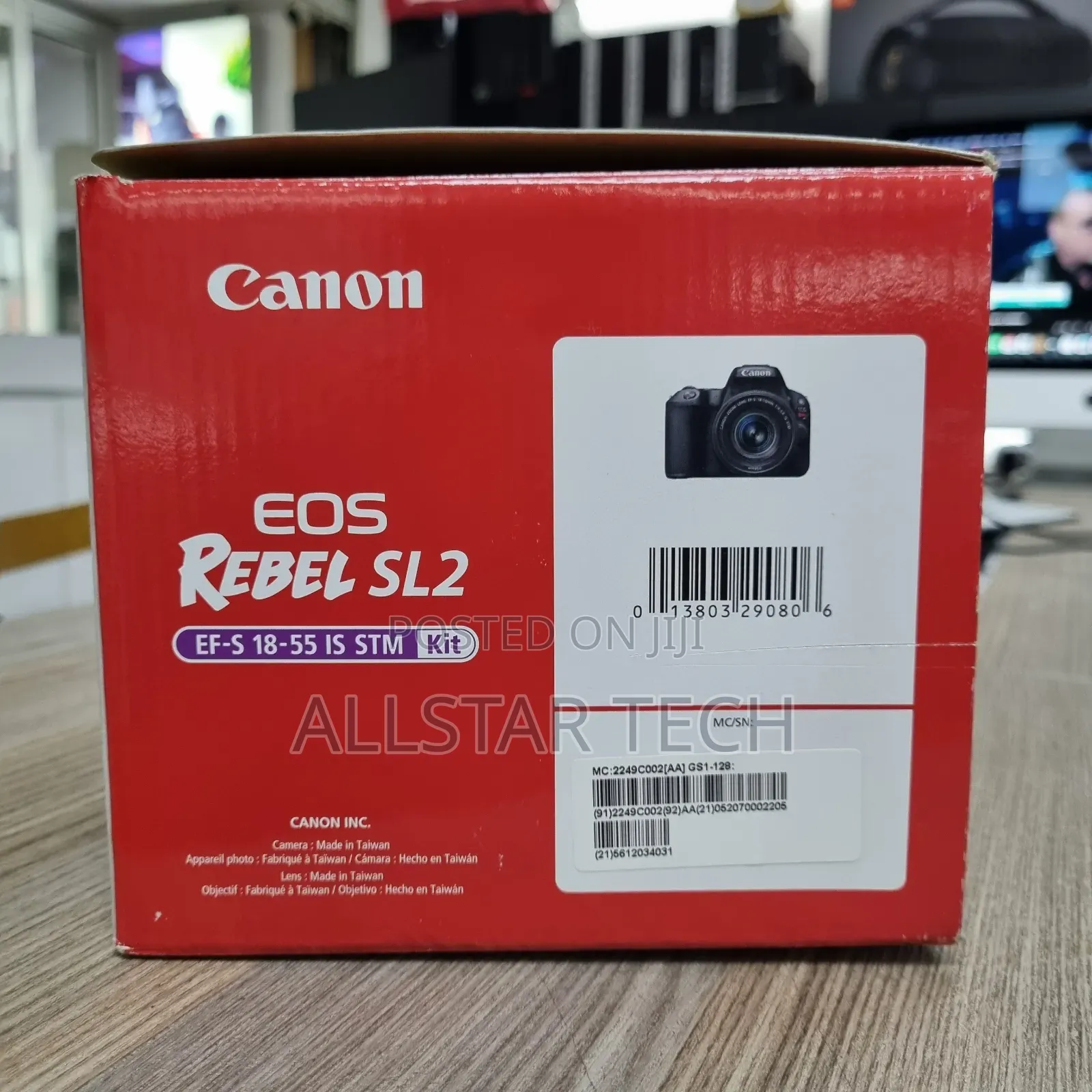 Canon EOS Rebel SL2 DSLR Camera With 18-55mm Lens (Black)