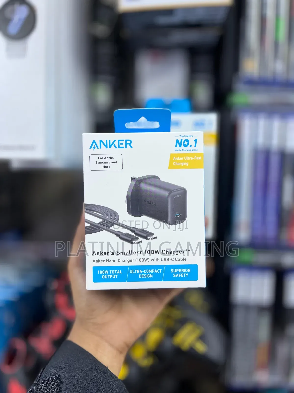 Anker Nano Charger 100w With Usb-c Cable