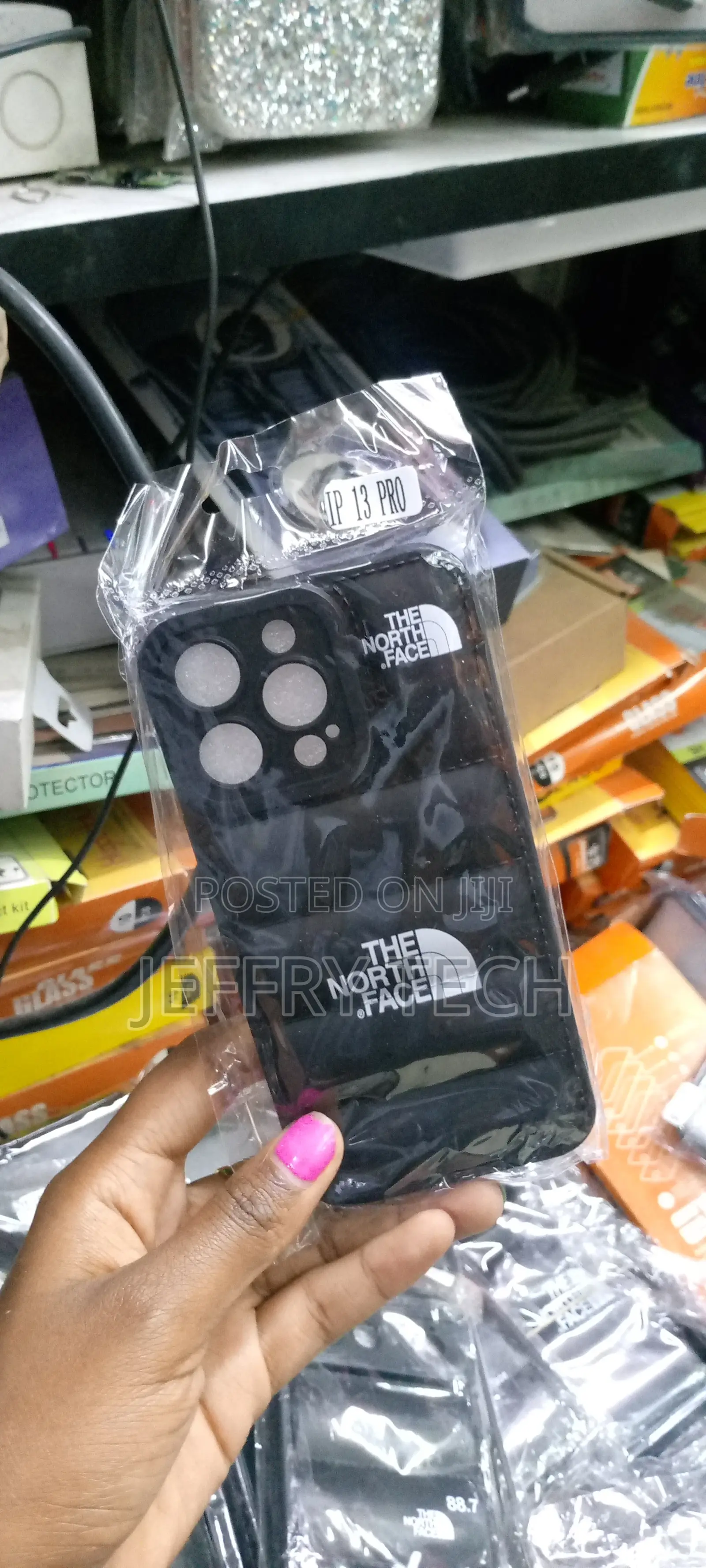 North Face Case for iPhone 13 Pro - Black Scratch Resistance