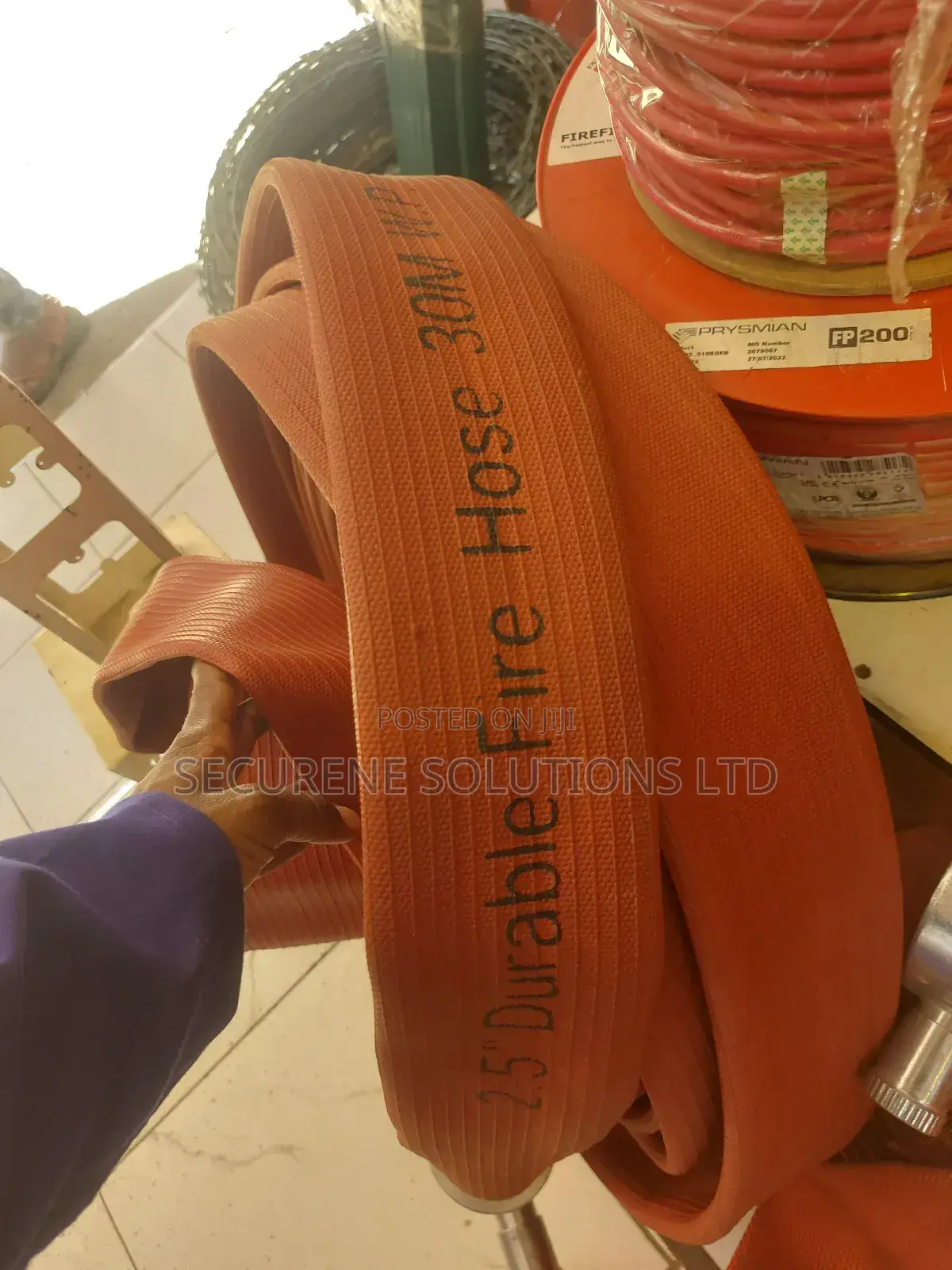 A 2.5 Inch Fire Delivery Hose Pipe