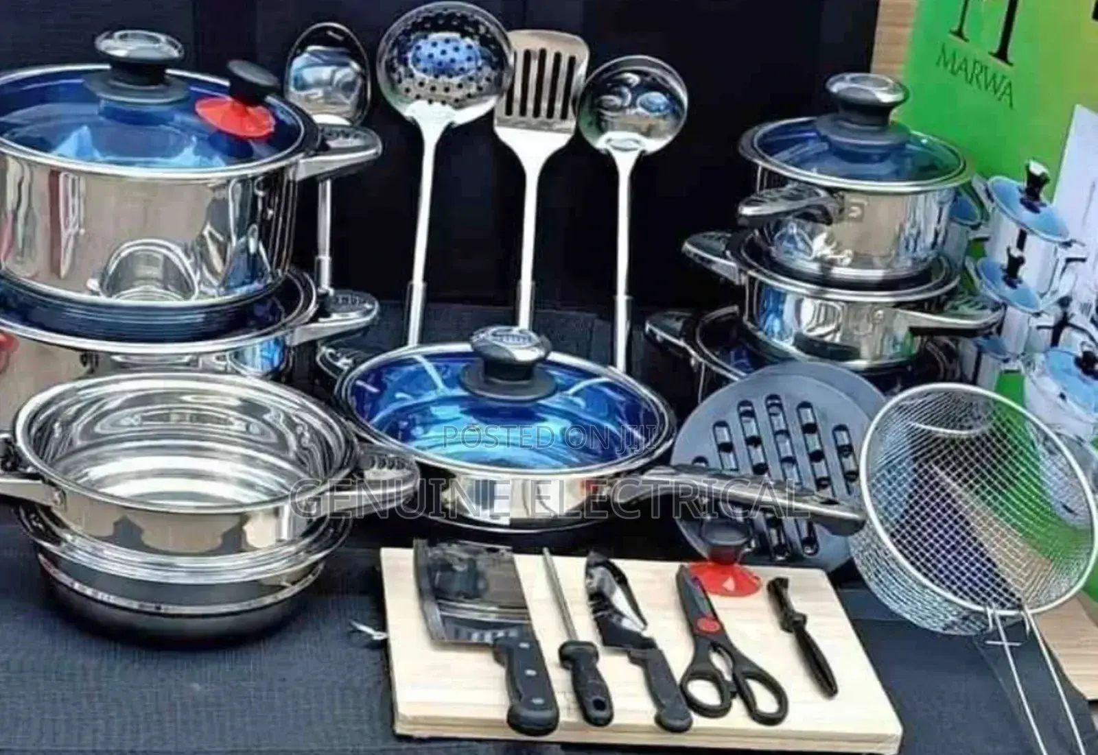 Marwa 30 Pieces Germany Cookware Set