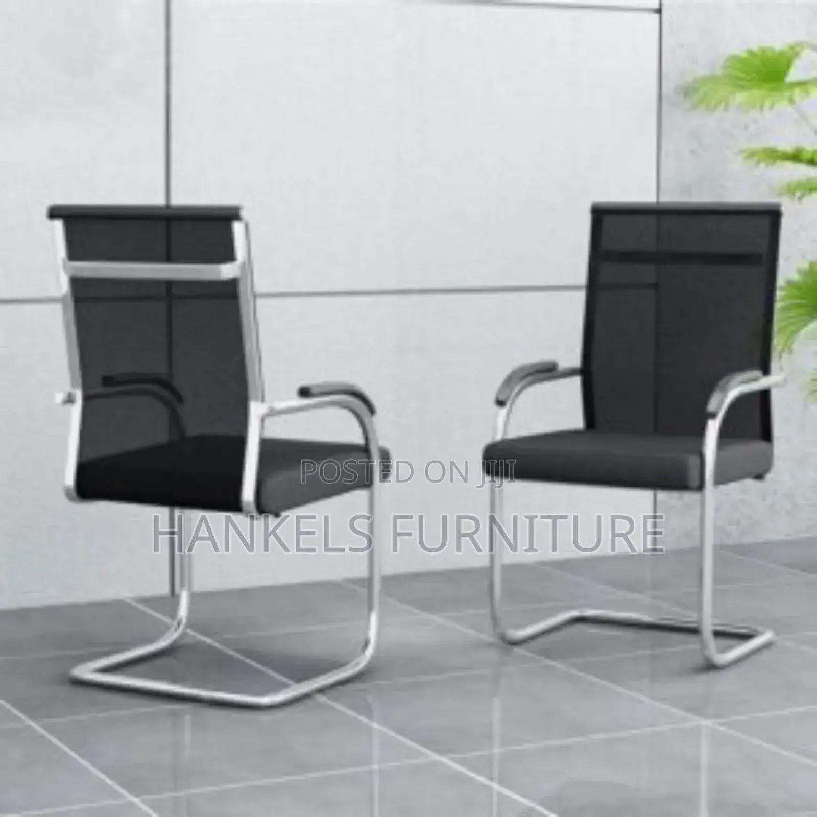 Long Back Mesh Waiting Chair