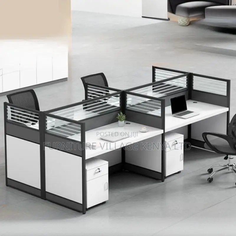 Workstations; Four Way Modular Office Workstation