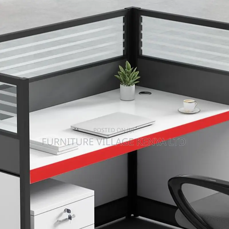 Workstations; Four Way Modular Office Workstation